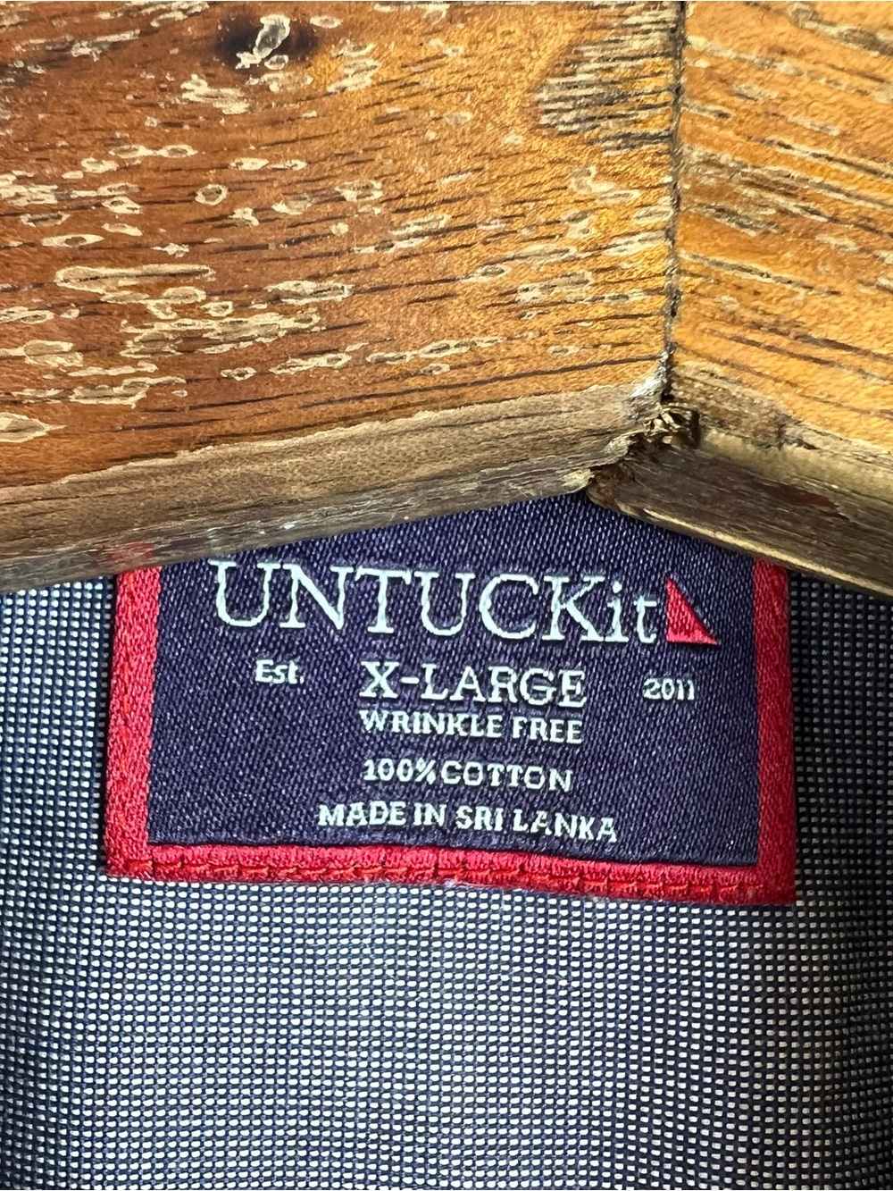 Untuckit Mens Petrus Blue Short Sleeve Button Down Shirt Size XL Wrinkle Free - Picture 6 of 9